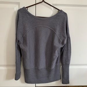 Lululemon Sattva Sweater
Heathered Arctic Grey